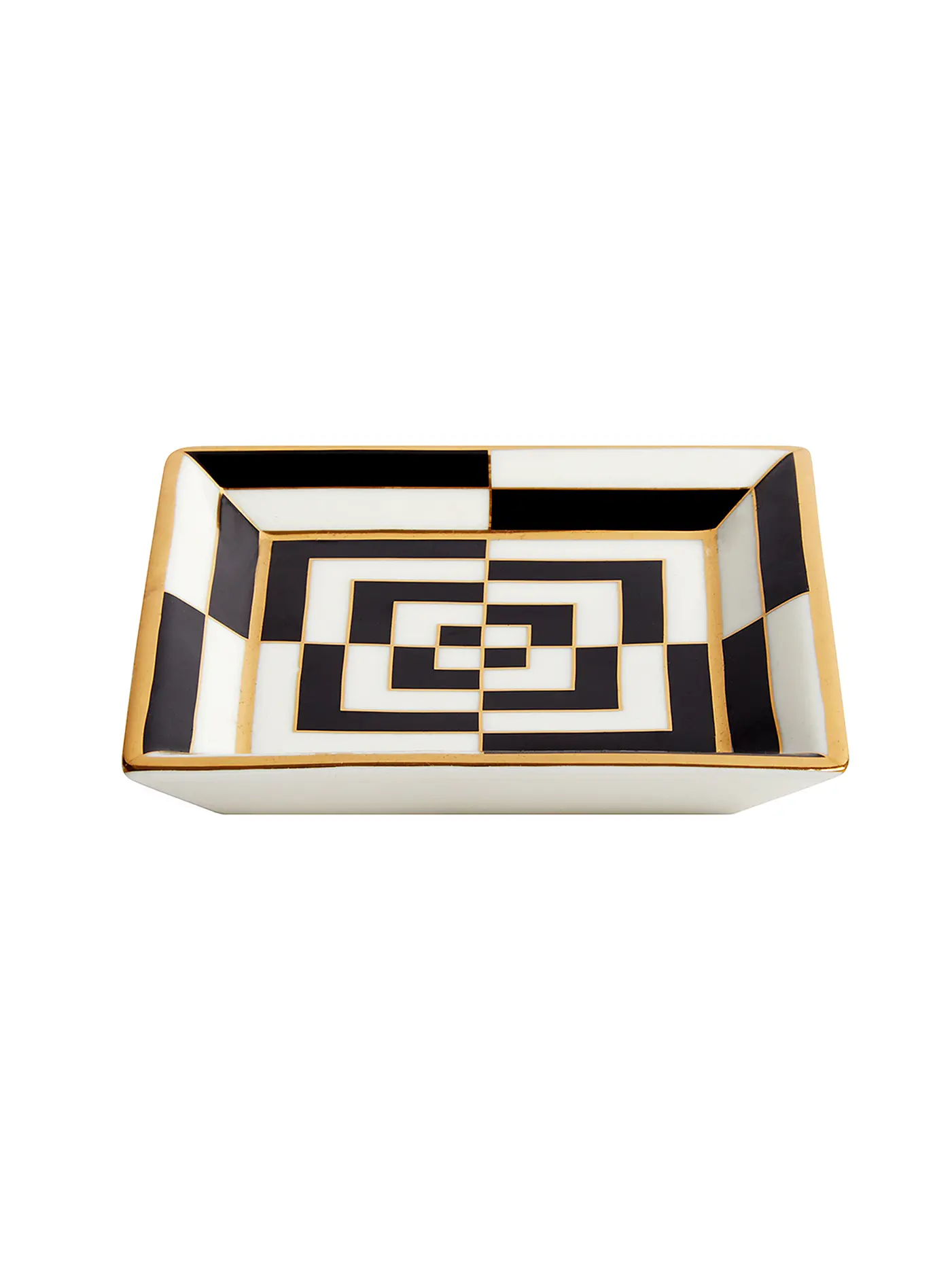 JONATHAN ADLER | Schale OP ART 11,5cm Black / White | 